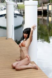 Bai Ling in a Copper Colored Bikini - Fort Lauderdale 04/19/2022