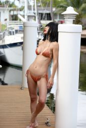Bai Ling in a Copper Colored Bikini - Fort Lauderdale 04/19/2022