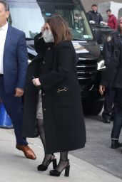 Beanie Feldstein - Arrives on The Late Show with Stephen Colbert in NY 04/11/2022