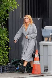 Bella Thorne on a Movie Set of a New Project in LA 04/19/2022