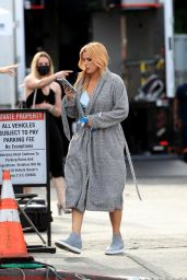 Bella Thorne on a Movie Set of a New Project in LA 04/19/2022