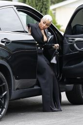 Blac Chyna at Court For Her Trial Against the Kardashians in LA 04/19/2022