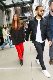Chrissy Teigen and John Legend - Out in New York 04/26/2022