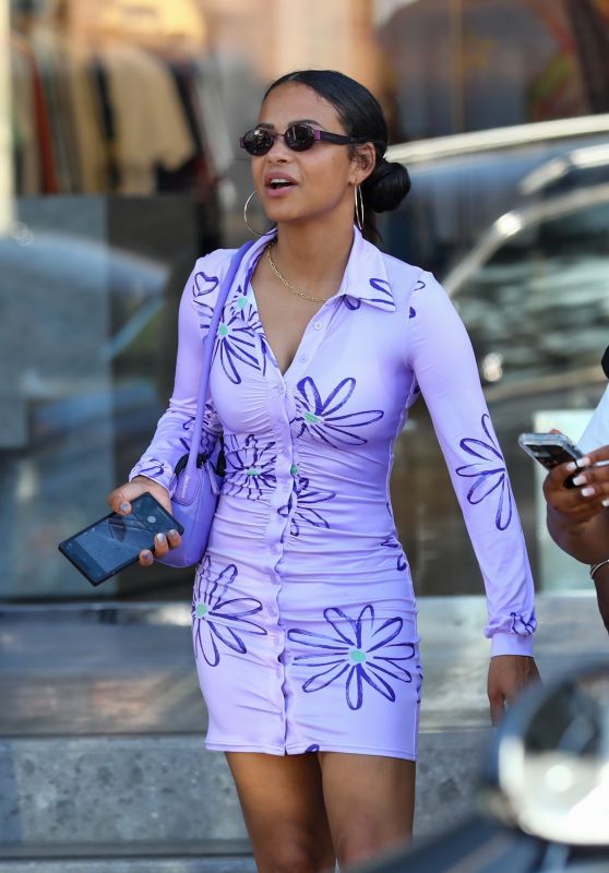 Christina Milian - Shopping in West Hollywood 04/06/2022