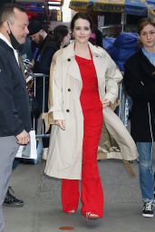 Claire Foy at Good Morning America in New York 04/13/2022