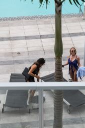 Claudia Romani and Jess Picado at the Pool in Miami 04/25/2022