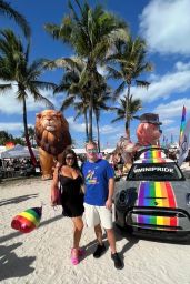 Claudia Romani at the Miami Beach Gay Pride 04/10/2022