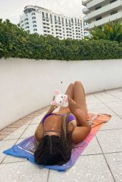 Claudia Romani in a Bikini in Miami Beach 04/17/2022