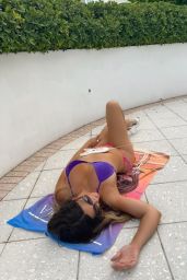 Claudia Romani in a Bikini in Miami Beach 04/17/2022