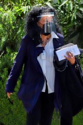 Diana Ross With Extra Protection - West Hollywood 04/18/2022