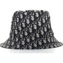 Dior Cotton Oblique Bucket Hat in Gray