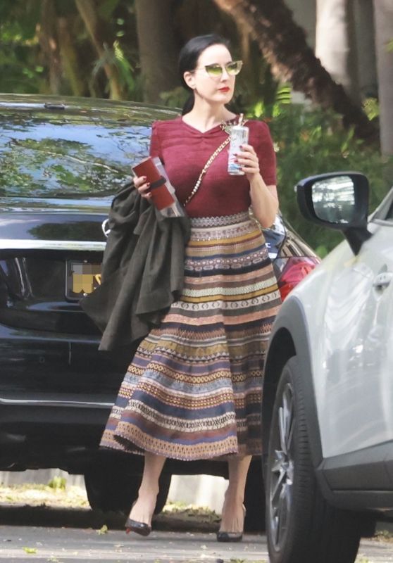 Dita Von Teese - Out in Los Angeles 04/11/2022