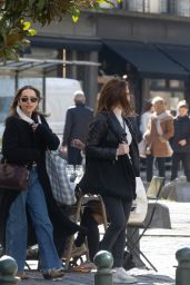 Emilia Clarke - "The Pod Generation" Filming Set in Brussels  03/19/2022