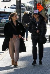 Emmanuelle Chriqui and Sofia Hamsik - Out in Vancouver 04/10/2022