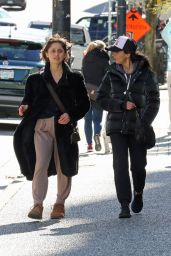 Emmanuelle Chriqui and Sofia Hamsik - Out in Vancouver 04/10/2022