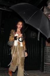 FKA Twigs Night Out Style - Chiltern Firehouse in London 04/27/2022