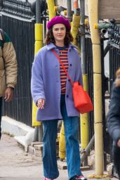 Jessica Brown Findlay - Shooting Flatshare With Anthony Welsh in Brighton 04/05/2022