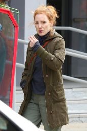 Jessica Chastain    Untitled Film Project  Filming Set 04 18 2022   - 7