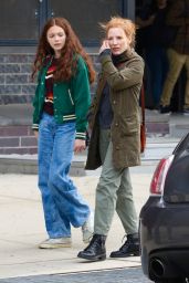 Jessica Chastain - “Untitled Film Project” Filming Set 04/18/2022