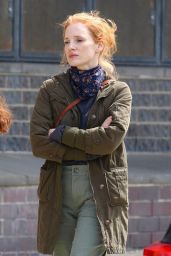 Jessica Chastain - “Untitled Film Project” Filming Set 04/18/2022