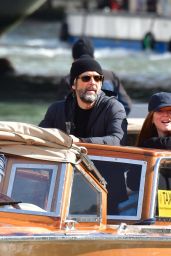 Julianne Moore   Arrives by a Taxi Boat in Venice 04 18 2022   - 65