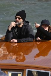 Julianne Moore   Arrives by a Taxi Boat in Venice 04 18 2022   - 34