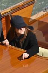 Julianne Moore   Arrives by a Taxi Boat in Venice 04 18 2022   - 34