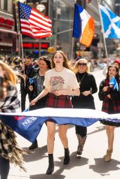 Karen Gillan - Tartan Day Parade in New York City 04/09/2022