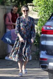 Kate Hudson in a Flower Dress - Los Angeles 04/17/2022
