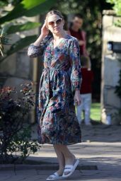 Kate Hudson in a Flower Dress - Los Angeles 04/17/2022