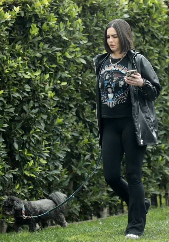 Katie Maloney Wearing a Ramones T-shirt - Encino 04/02/2022