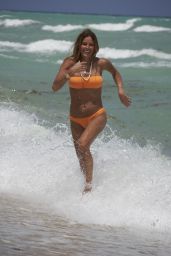Kelly Bensimon in a Bikini - Miami Beach 04/23/2022