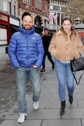 Kelly Brook and Lucy Horobin - Out in London 04/05/2022