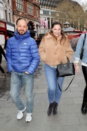 Kelly Brook and Lucy Horobin - Out in London 04/05/2022