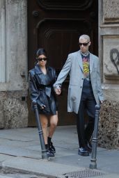 Kourtney Kardashian With Travis Barker   Out in Milan 04 27 2022   - 23