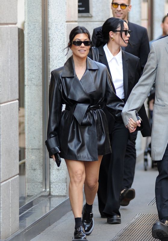 Kourtney Kardashian With Travis Barker   Out in Milan 04 27 2022   - 92