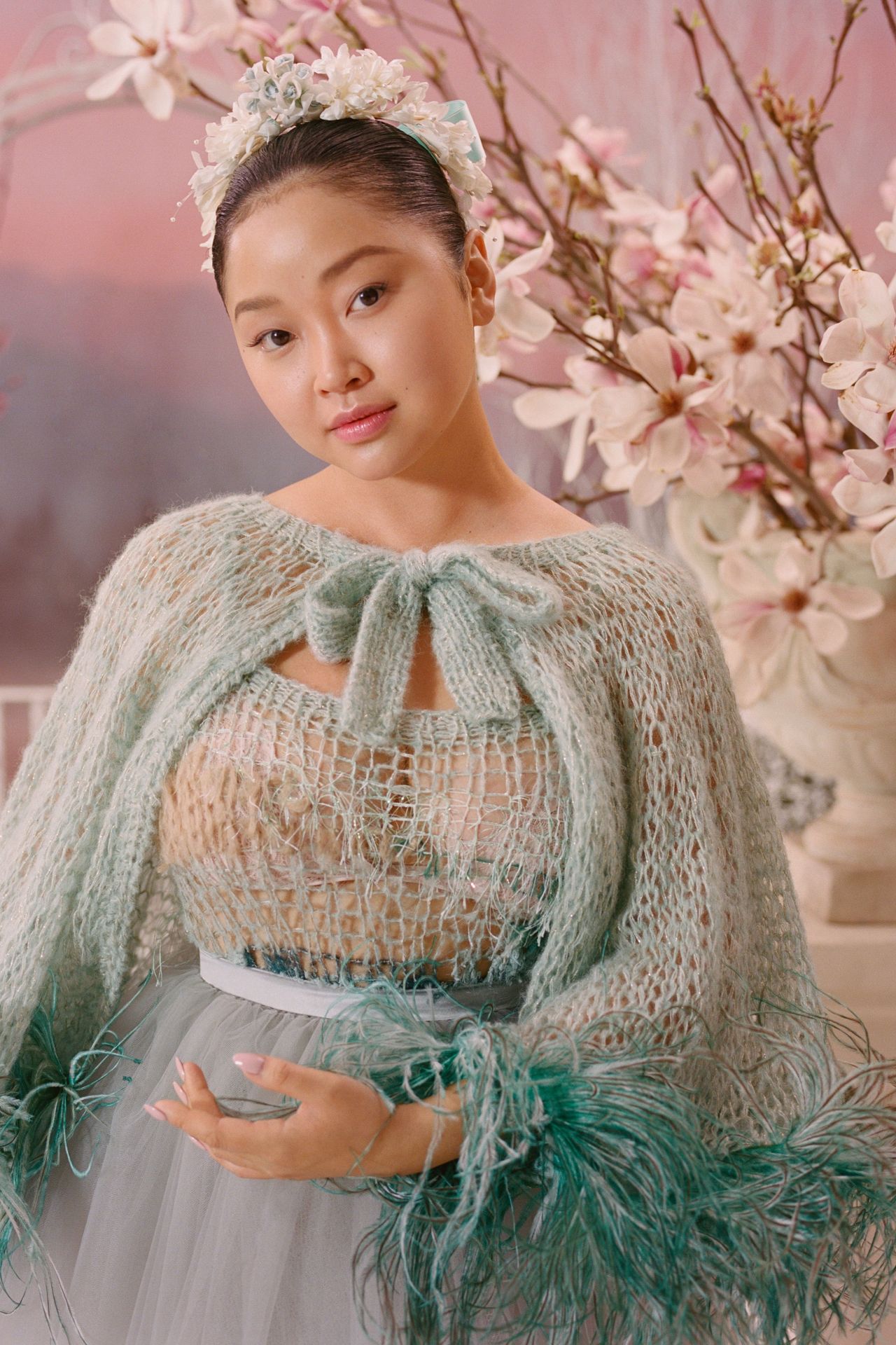 Lana Condor - Rodarte Fall Collection 2022 • CelebMafia