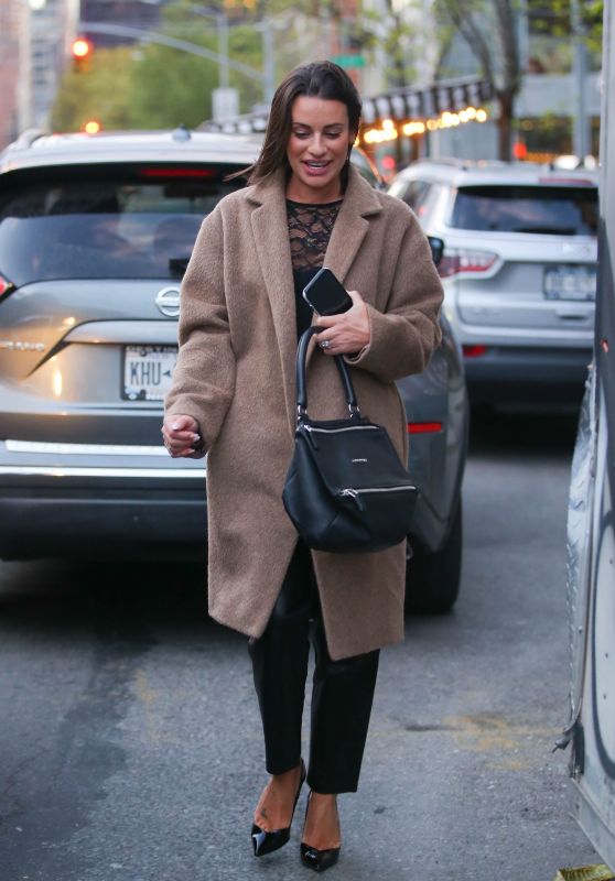 Lea Michele Looks Stylish - New York 04/27/2022