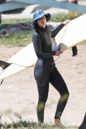 Leighton Meester   Surf Session in Malibu 04 26 2022   - 5