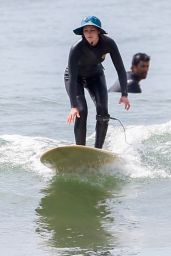 Leighton Meester - Surf Session in Malibu 04/26/2022