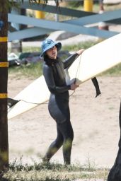 Leighton Meester   Surf Session in Malibu 04 26 2022   - 11