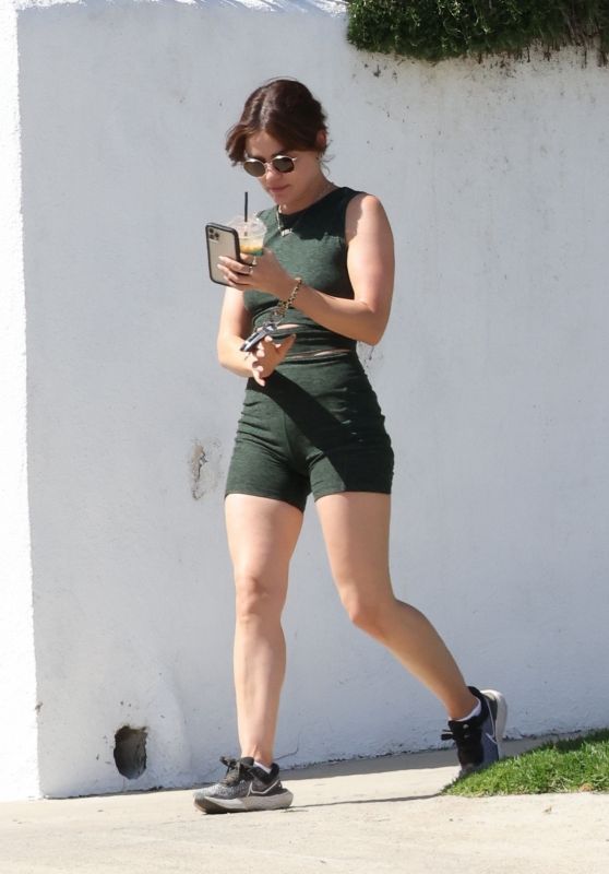 Lucy Hale at Griffith Park in Los Angeles 04/07/2022
