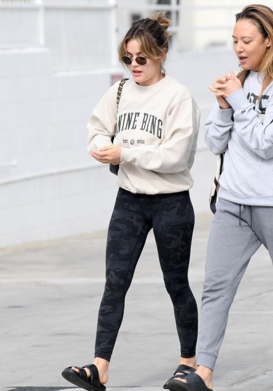 Lucy Hale - Visits a Spa in LA 04/03/2022