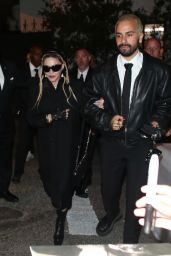 Madonna - Burberry Party in West Hollywood 04/21/2022