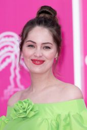 Marie-Ange Casta - 5th Canneseries Festival in Cannes Pink Carpet 04/03/2022