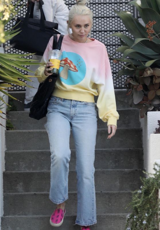 Miley Cyrus and Maxx Morando - Out in Los Angeles Studio 04/19/2022