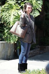 Milla Jovovich - Shopping in West Hollywood 04/13/2022