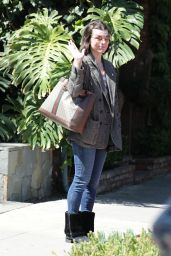 Milla Jovovich - Shopping in West Hollywood 04/13/2022