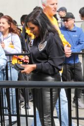 Mindy Kaling at the Crypto.com Arena in LA 04/03/2022