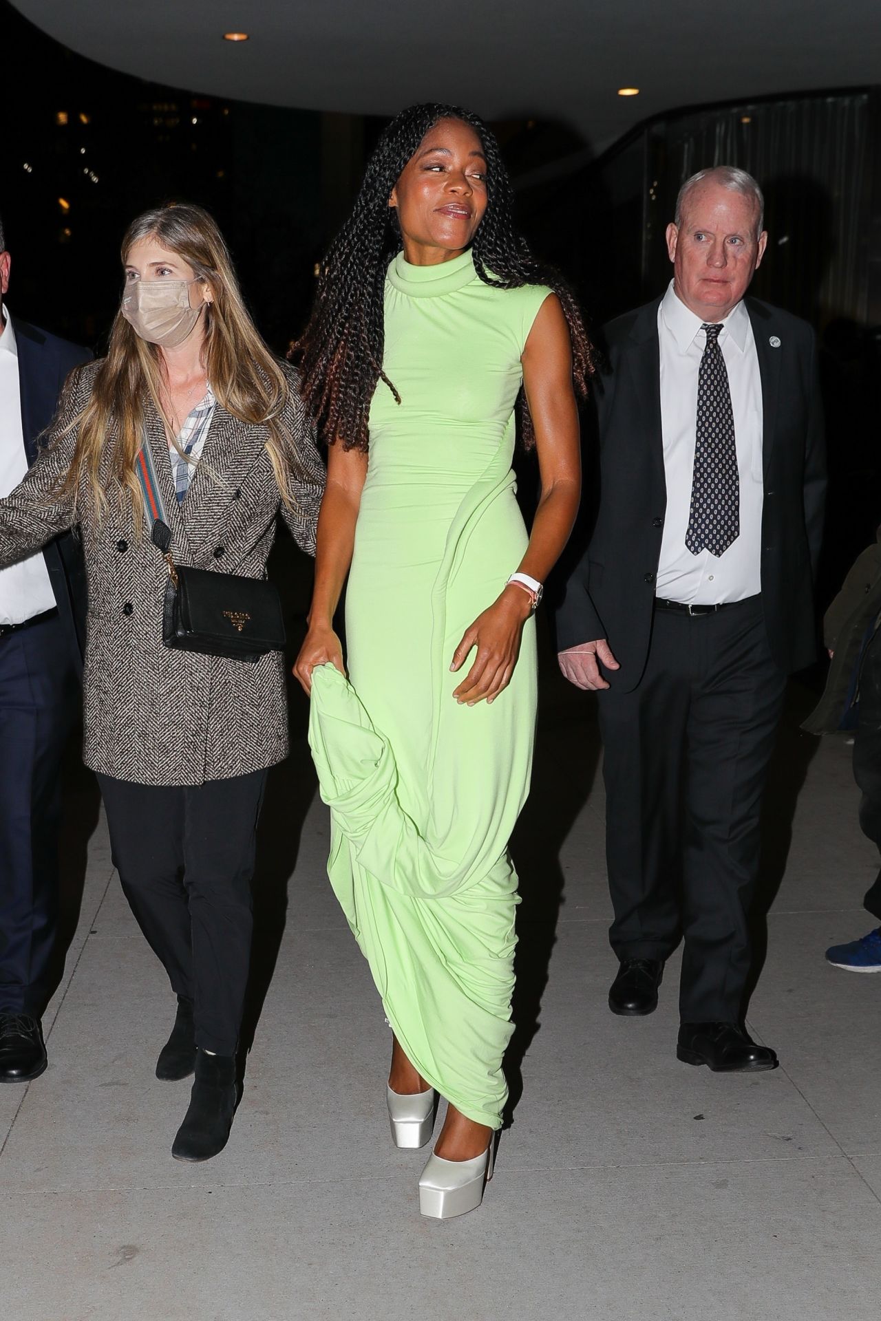 Naomie Harris - Leaving "The Man Who Fell to Earth" Premiere in New